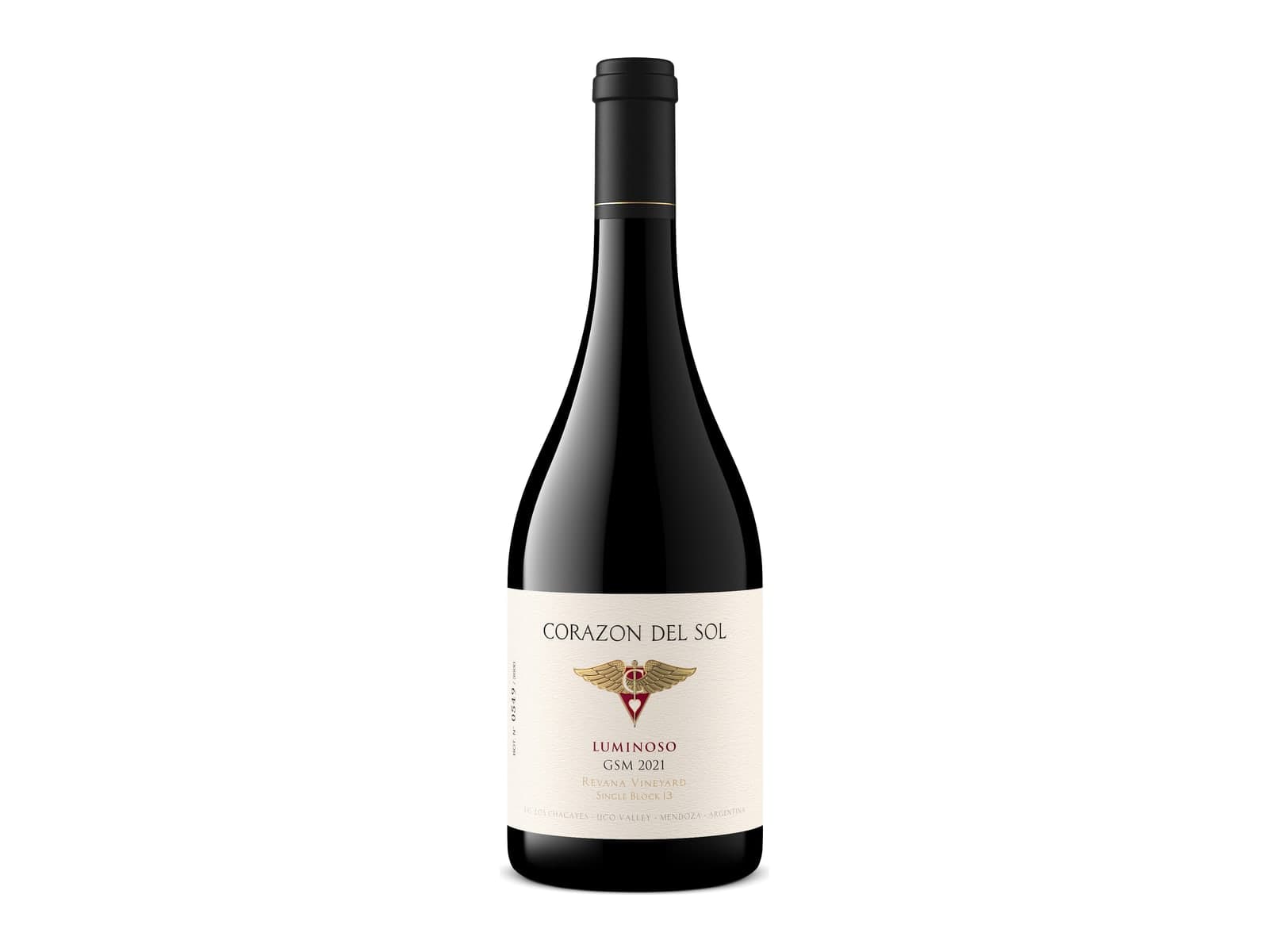Bottle of Corazón del Sol Luminoso GSM