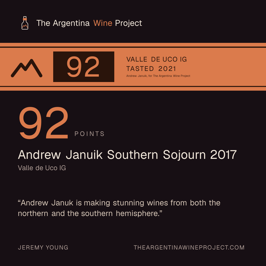 Square card for Andrew Januik Southern Sojourn 2017