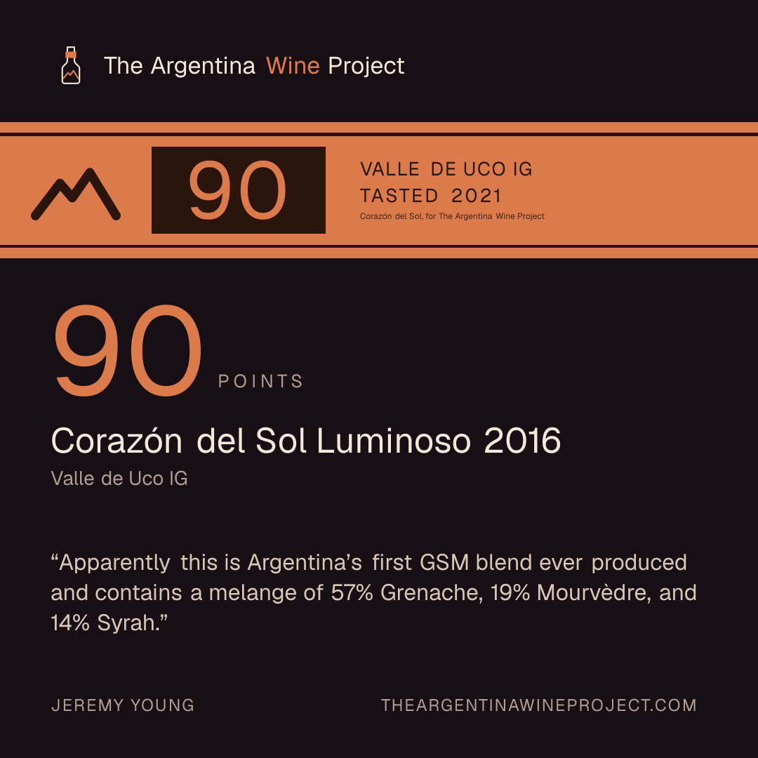 Square card for Corazón del Sol Luminoso 2016