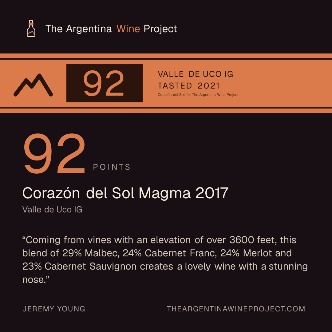 Square card for Corazón del Sol Magma 2017