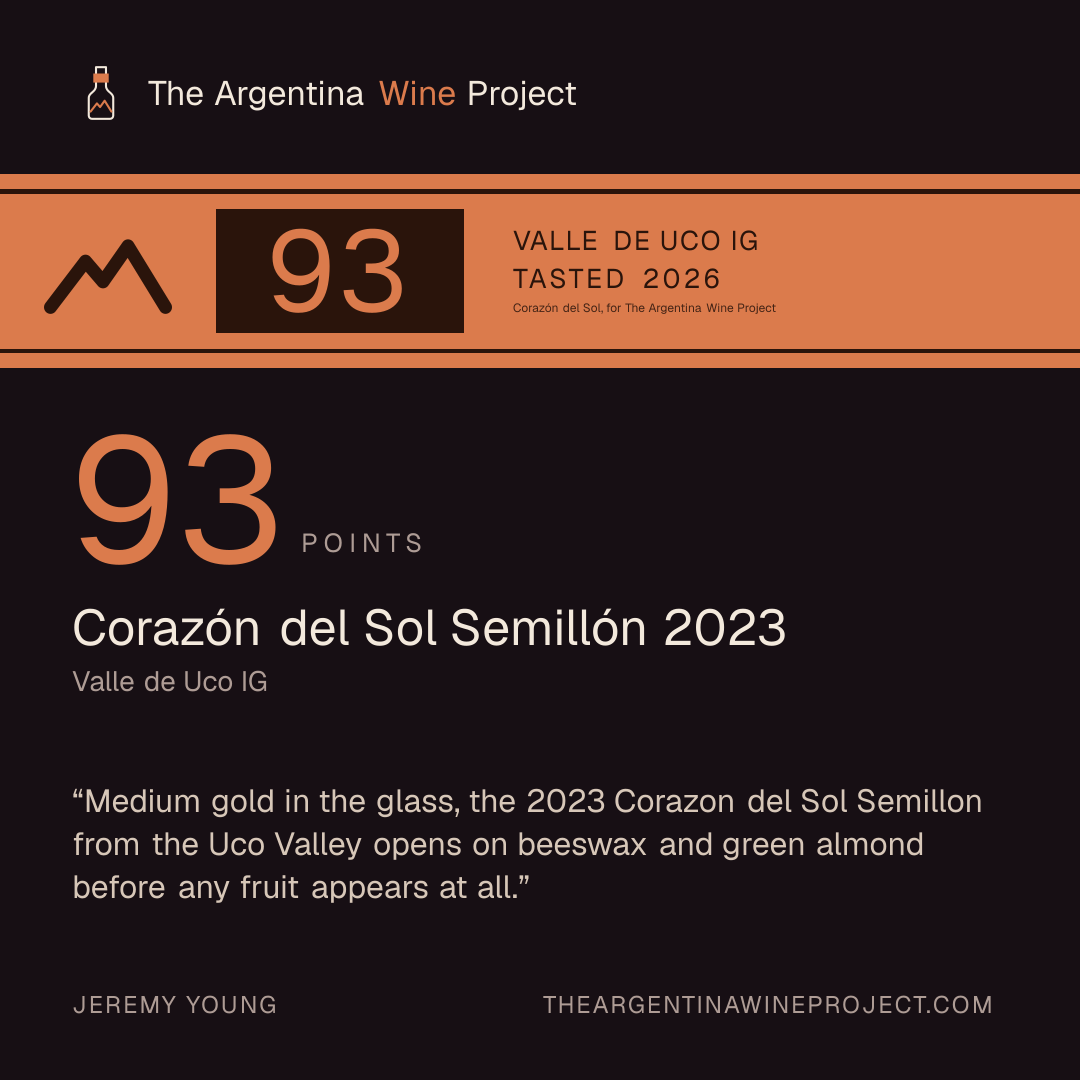 Square card for Corazón del Sol Semillón 2023
